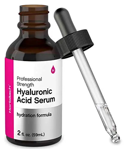Hyaluronic Acid Serum For Face | 2 oz | Paraben & SLS Free Moisturizer | by Horbaach Horbäach uk supplements
