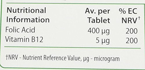 Vitabiotics Ultra Folic Acid Tablets 400 mcg Vitamin B9 with Vitamin B12-60 Tablets Vitabiotics Ultra Au supplements