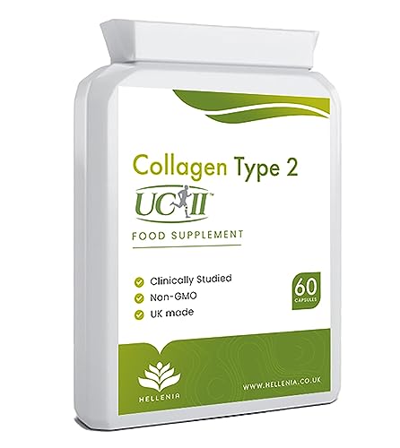 UC-II® Collagen Type 2-40mg - 60 Capsules | Joint Support | Manufactured in The UK Hellenia Au supplements