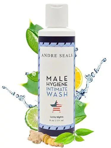 Andre Seals Intimate Wash for Men, Lucky Nights Scent – Refreshing Genital Care & Odor Control Andre SealsAU supplements