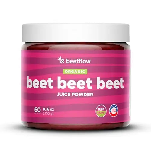 Beet Beet Beet - Organic Beet Juice Powder Healthy Blood Pressure, Cholesterol BEETFLOW uk supplements