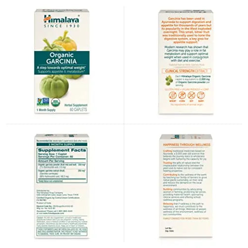 Himalaya Organic Garcinia Cambogia for Weight Loss, Promotes Healthy Body Weight Himalaya uk supplements