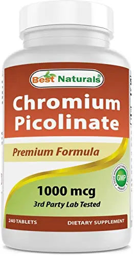 Best Naturals Chromium Picolinate 1000mcg 240 Tablets Best NaturalsAU supplements