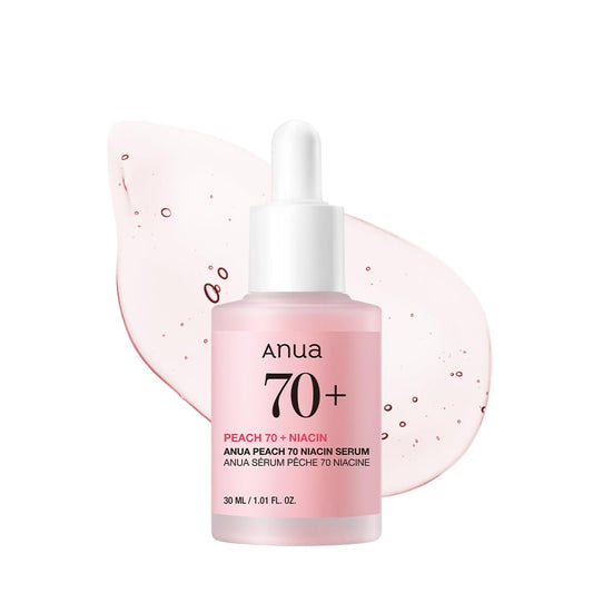 Anua Peach 70 Niacinamide Serum, Daily Glow Serum For Face, Skin Tone & Dullness Care with Vitamin B12, Lightweight ANUAUS supplements