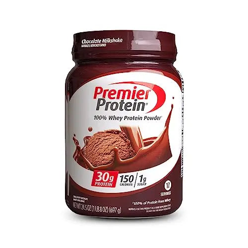 Premier Protein Powder, Chocolate Milkshake, 30g Protein, 1g Sugar, 100% Whey Protein Premier ProteinAU supplements