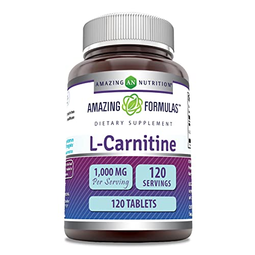 Amazing Formulas L-Carnitine Fumarate 1000Mg 120 Tablets Supplement | Amino Acid Amazing NutritionAU supplements