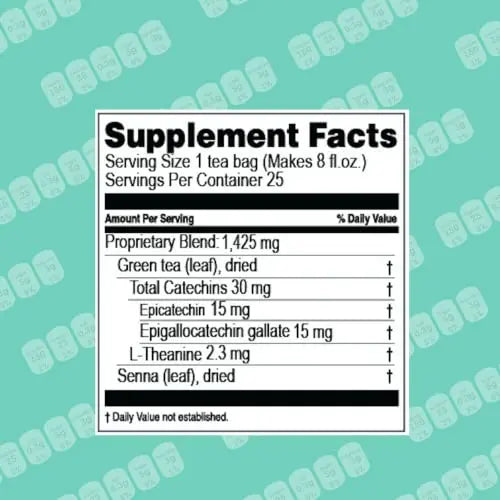 Hyleys Slim Tea Goji Berry Flavor - Weight Loss Herbal Supplement Cleanse and Detox Hyleys Tea uk supplements