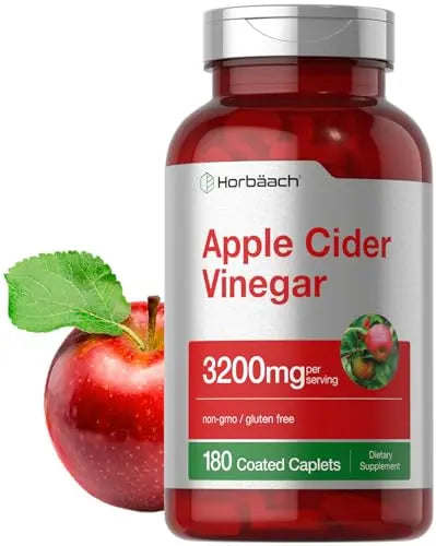 Apple Cider Vinegar Tablets 3200mg | 180 Pills | Vegetarian, Non-GMO & Gluten Free Supplement HorbäachAU supplements