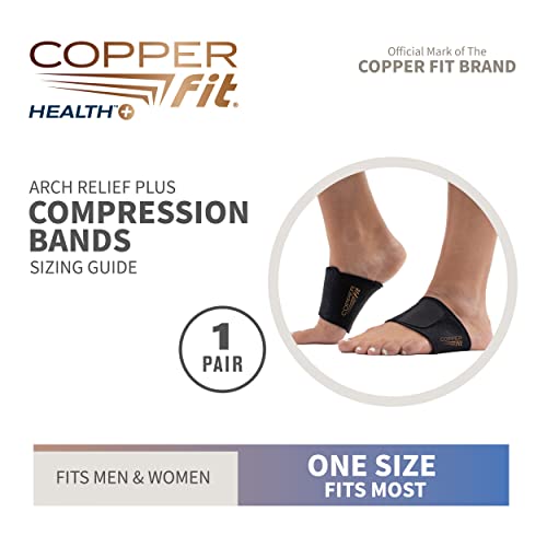 Copper Fit CFACBP Health Unisex Arch Relief Plus with Built-In Orthotic Copper Fit Au supplements