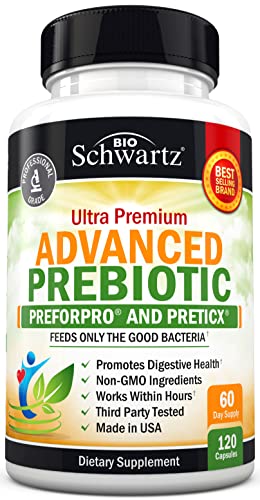 Prebiotics for Advanced Gut Health - Immune System Support & Dietary Fiber BioSchwartzAU supplements