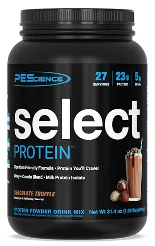 PEScience Select Low Carb Protein Powder, Chocolate Truffle, 27 Serving, Keto Friendly PEScienceAU supplements