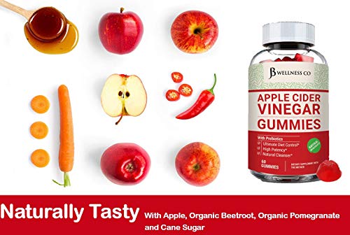 (2-Pack | 120 Gummies) Premium Apple Cider Vinegar Gummies - Raw, Natural, Unfiltered ACV JB Wellness Co Au supplements