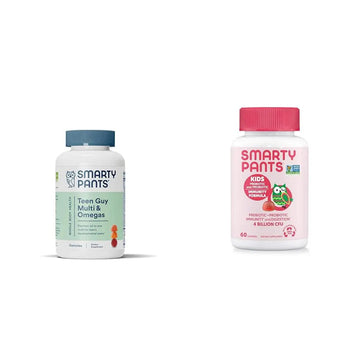 SmartyPants Teen Guy Multivitamin Gummies: Omega 3 Fish Oil (EPA/DHA) & Kids Probiotic Immunity Gummies: Prebiotics & Probiotics for Digestive Health and Immune Support Supplement SmartyPants Au supplements
