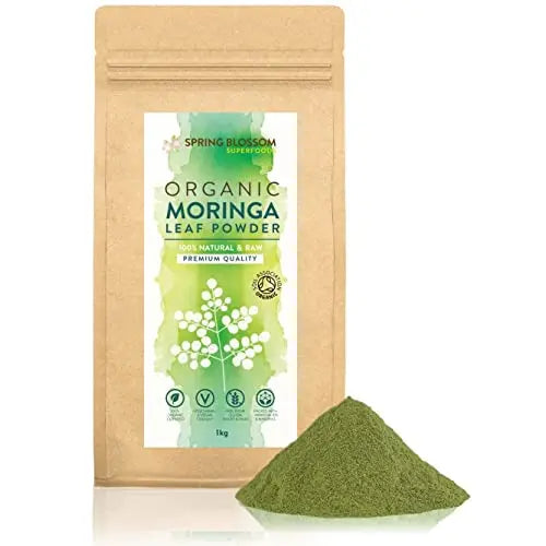 1KG Moringa Superleaf Powder Oleifera 100% Organic Raw Premium Quality Non-GMO Spring BlossomAU supplements