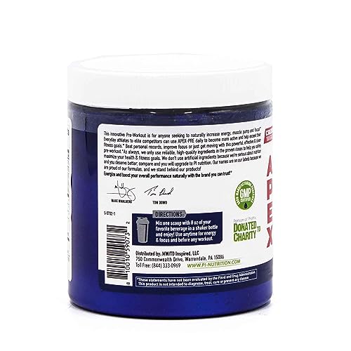PERFORMANCE INSPIRED Nutrition - APEX Pre Workout Powder - Increase Energy & Endurance PERFORMANCE INSPIRED Au supplements