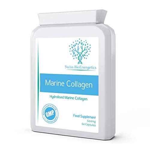 Marine Collagen 600mg 60 Capsules - Highly Bioavailable Naticol® Type 1 swiss bioenergetics Au supplements