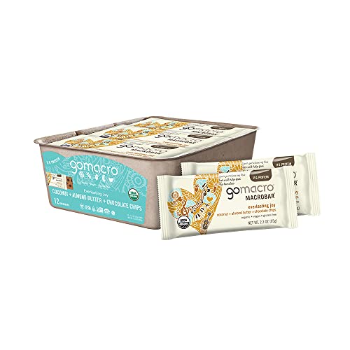 GoMacro MacroBar Organic Vegan Protein Bars - Coconut + Almond Butter + Chocolate GoMacro Au supplements