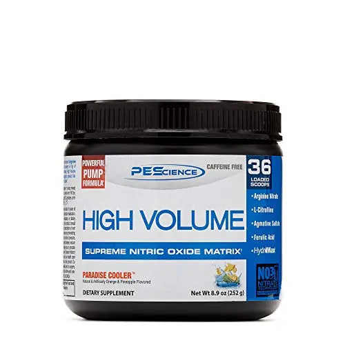 PEScience High Volume Pre-Workout Paradise Cooler 8.9 Ounce, 36 Servings PEScienceAU supplements