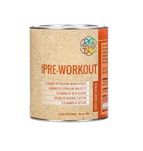 Propello Life Pre-Workout Drink Mix, West Coast Citrus, 450g Propello LifeAU supplements