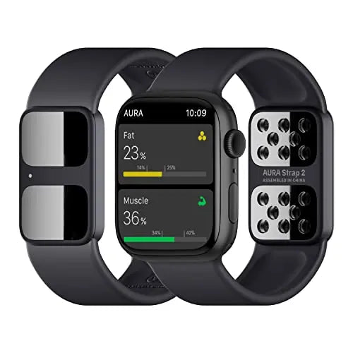 AURA Strap 2 Compatible w Apple Watch – for Body Fat, BMI & Weight Loss - Body Composion AURA Strap uk supplements