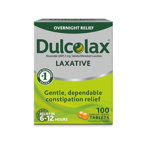 Dulcolax Stimulant Laxative Tablets (100 Count) Gentle Overnight Constipation Relief Dulcolax Au supplements