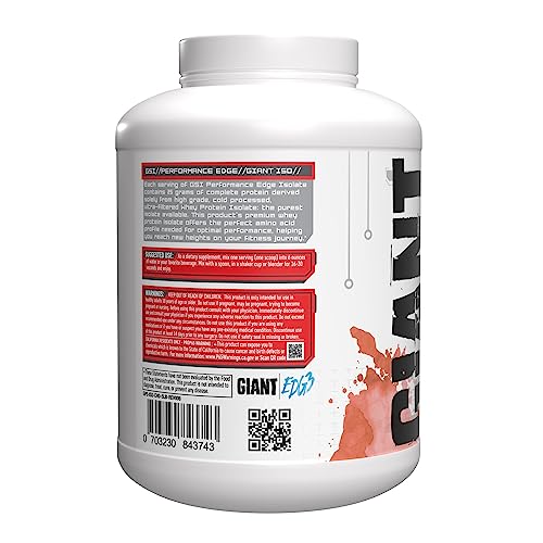 Giant Edge Series 100% Whey Protein Isolate - 25g Pure Whey Isolate - Zero Sugar Giant Performance Au supplements