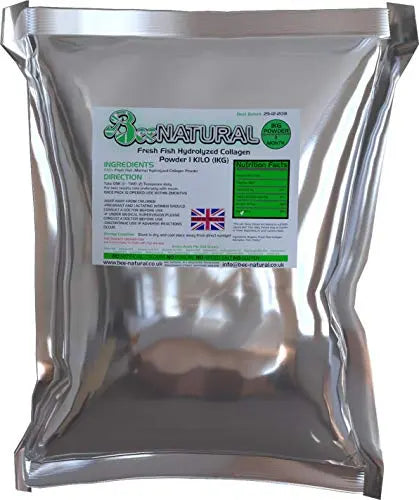 Bee-natural Marine Life (Fish) Hydrolyzed Collagen Powder 1KG Type 1 Bee-natural uk supplements
