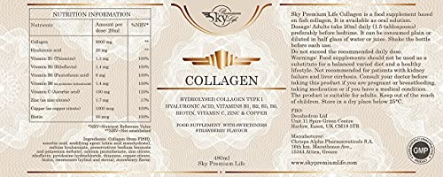 Sky Premium Life Hydrolysed Collagen Type I Food Supplement - Strawberry Taste Sky Premium Life Au supplements