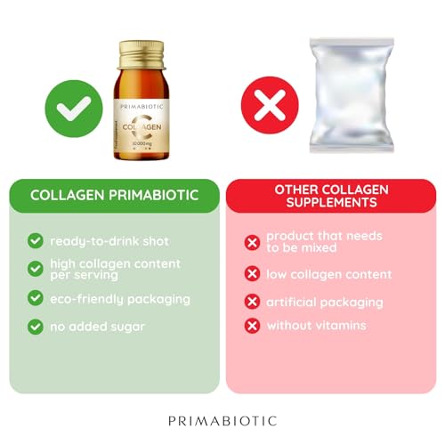 Primabiotic Collagen - Collagen Pack 30 Bottles 30 ml - High Collagen Content [10,000 mg] PRIMABIOTIC Au supplements
