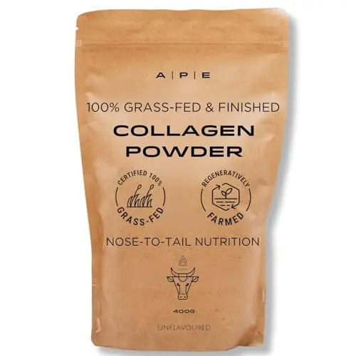 APE Nutrition Collagen Powder Peptides - Type 1 & 3 Bovine Collagen Protein, 100% Grass-Fed & Finished, Ancestral Supplement UK A | P | EAU supplements