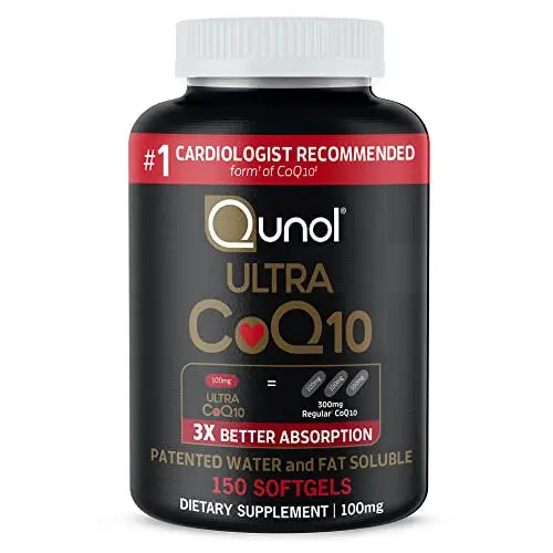 Qunol Ultra CoQ10 100mg Softgels- 3X Better Absorption Coenzyme Q10 Supplements QunolAU supplements