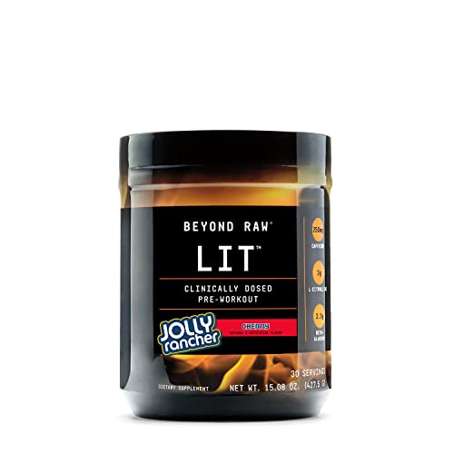 BEYOND RAW LIT | Clinically Dosed Pre-Workout Powder | Contains Caffeine BEYOND RAWAU supplements