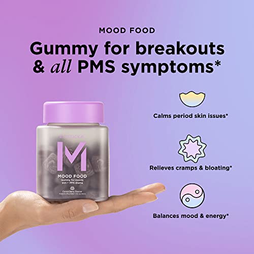 ZitSticka Mood Food: Gummy for Moody Skin + PMS Drama, Forest Berry Flavour ZitSticka Au supplements