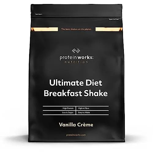 Protein Works - Ultimate Diet Breakfast Shake | Low Calorie Breakfast Shake | Low Sugar High Protein Breakfast Protein WorksAU supplements