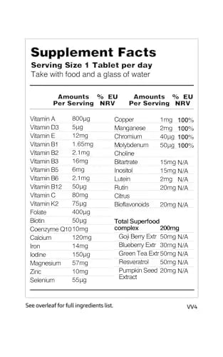 Vegetology MultiVit Vegan Multivitamins w/26 Vitamin & Mineral Supplements Vegetology Au supplements