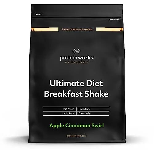 Protein Works - Ultimate Diet Breakfast Shake | Low Calorie Breakfast Shake | Low Sugar High Protein Breakfast Protein WorksAU supplements