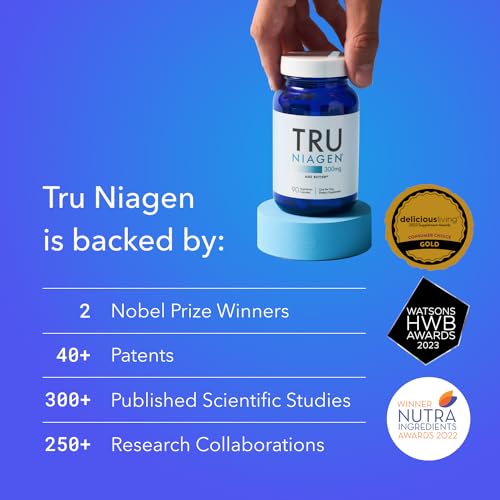 TRU NIAGEN - Patented Nicotinamide Riboside NAD+ Supplement. NR Supports TRU NIAGEN Au supplements