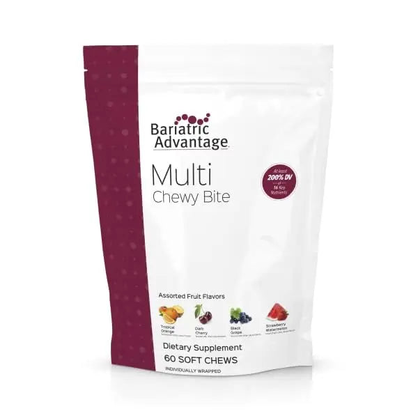 Bariatric Advantage Multi Chewy Bite - Soft Chew Multivitamin for Bariatric Surgery Bariatric Advantage AU supplements