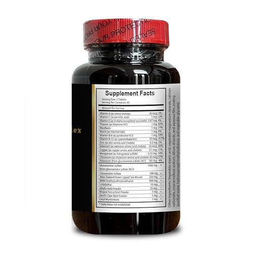 Joint Matrix PRO Natural Complex - Joint Support Supplement for Women, Support Joint Function and Mobility - 1 Bottle 90 Tablets OLANTA TRADE SOLUTION Au supplements