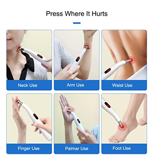 koouood Acupuncture Pen, 5-in-1 Pulse Massage Pen, USB Rechargeable Electronic Acupuncture Pen koouood Au supplements