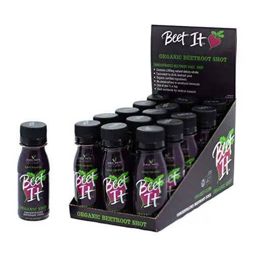 BEET IT Circulation - Organic Beet juice shots - Concentrated Non GMO Beet shots BEET ITAU supplements