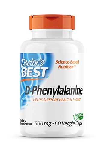 Doctor's Best D-Phenylalanine, Supports Mood, Nervous System, Non-GMO, Vegan, Gluten Doctor's BEST Au supplements