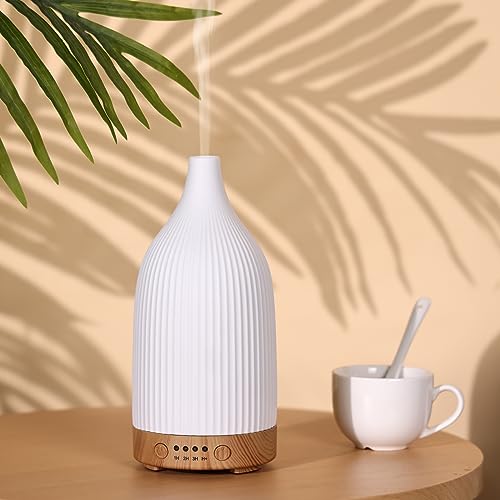 Coolego Ceramic Diffuser, 100ml Essential Oil Diffuser Ultrasonic Cool Mist Aromatherapy Diffuser CoolegoAU supplements