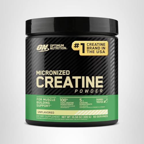 Optimum Nutrition Micronized Creatine Monohydrate Powder, Unflavored, 60 Servings, 300 Grams Optimum Nutrition Au supplements