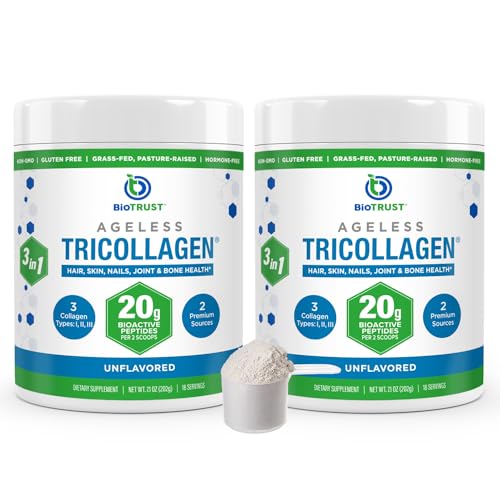 BioTrust Tri Collagen Powder - 3-in-1 Hydrolyzed Collagen Peptides Powder BioTrust Au supplements