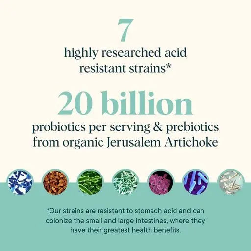 Ora Organic Prebiotic and Probiotic Powder Supplement - 20 Billion Probiotics, 7 Strains for Best Prebiotic Powder, Non-GMO, Probiotics for Women, Men & Kids - Apple Raspberry Flavor, 30 Servings… Ora Organic Au supplements
