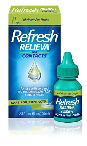 Refresh Relieva for Contacts Lubricant Eye Drops, 0.27 Fl Oz Sterile RefreshAU supplements