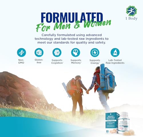 1 Body Brain Supplements for Memory and Focus - Support Healthy Brain 1 Body Au supplements