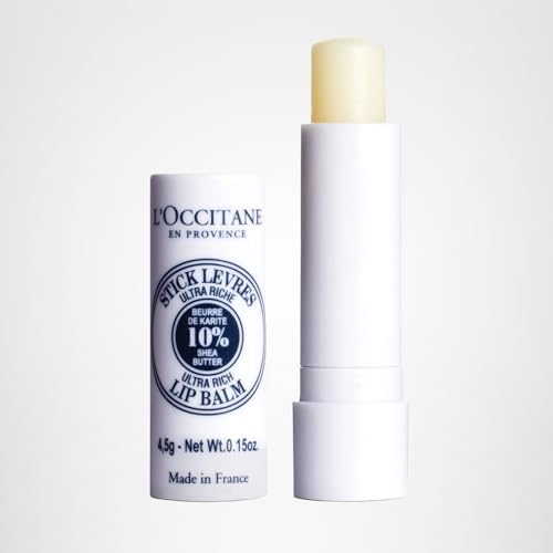L'OCCITANE 10% Organic Shea Butter Ultra Rich Lip Balm Stick, Moisturizes, Nourishes, Repairs & Softens Dry, Chapped Lips, Long Lasting, Vegan L'OCCITANE Au supplements
